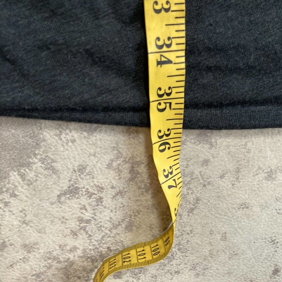 Banana Republic Dark Gray Casual V Neck Dress Side Ruching Size XS - Picture 6 of 10